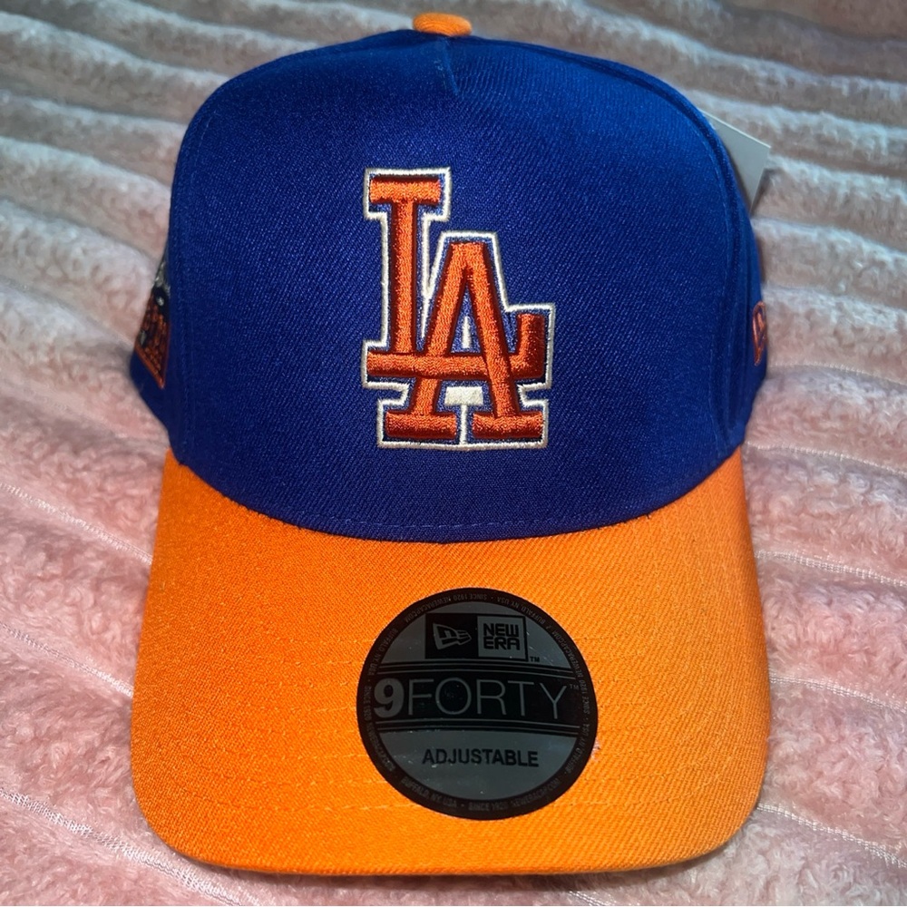 Los Angeles Dodgers Hat Blue Copper 2Tone 60th Anniversary 9Forty SnapBack NWT🔥